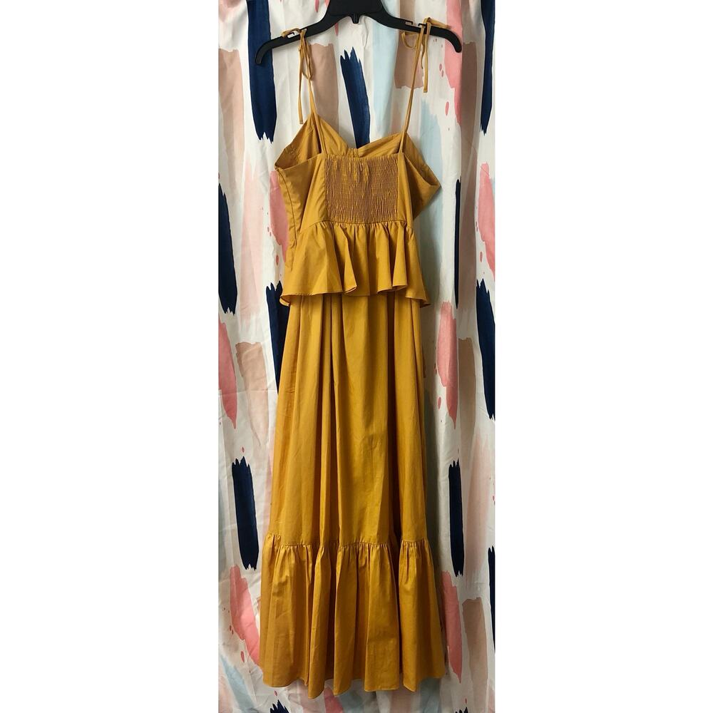 MISA Los Angeles Rosie Dress in Marigold Gold / Yellow Size Large - Picture 9 of 14
